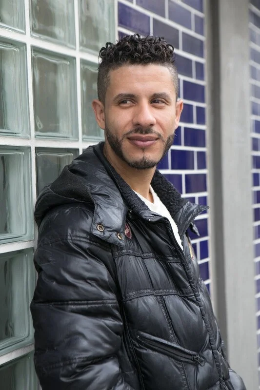 Portrait of a person affected by homelessness